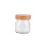 Glass Jar with Bamboo Lid 300ml