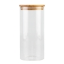 Glass Canister with Bamboo Lid 1.25L