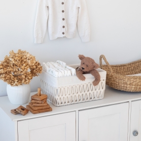 Cotton Rope and Wire Basket Medium