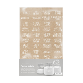 Herb and Spice Labels 75 Pack