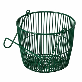 Wire Poly Coated Peg Basket Green Wire Poly Coated Peg Basket Green WilliamsWare - 1