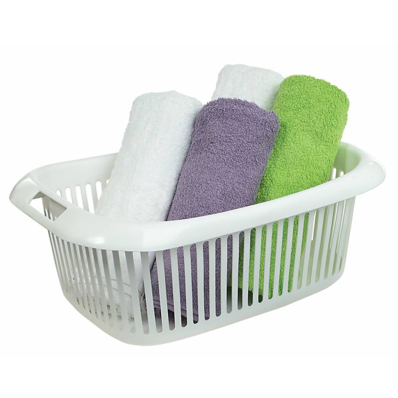 IP Plastics Rossini Laundry Basket White