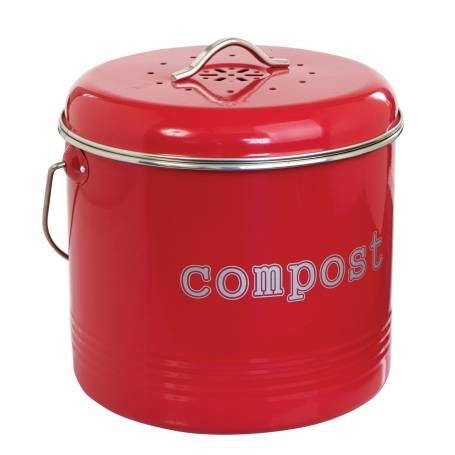 Compost Bin Red 6.5L