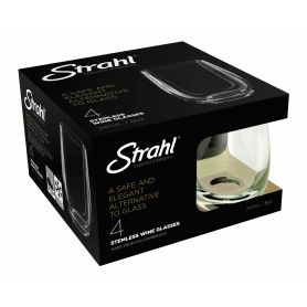 Strahl 247ml Steamless Wine Glass Set of 4 Strahl - 1
