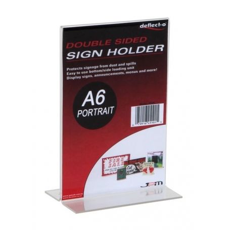 Sign Holder A6 Upright Portrait
