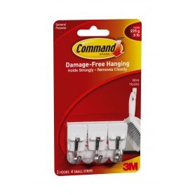 Command Wire Hooks Small 3 Pack 3M - 1