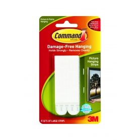 Command Picture Hanging Strips Large 4 Pack 3M - 1