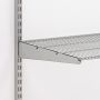 Elfa Ventilated Shelf Bracket Platinum 42cm