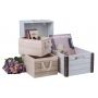 Natural Wooden Crate Large  - 2