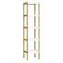 Shelf 5 Tier White and Bamboo  - 3