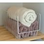 Wire White Basket Stackable  - 1