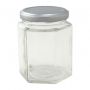 Glass Jar 180ml Hexagonal  - 1