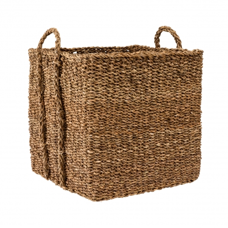 Square Seagrass Basket Large