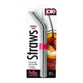 Joie Stainless Steel Straws 8 Peice