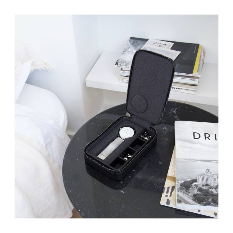 Stackers Zipped Travel Watch & Cuff Box