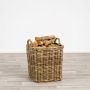 Rattan Log Basket Small Inspired - 1