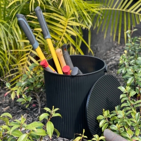 Black 19L Bucket with Lid