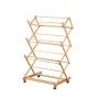Clothes Airer Bamboo with Castors