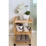 Trolley 3 Tier Bamboo