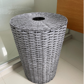 Laundry Basket Round with Lid