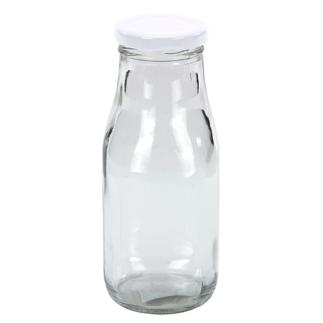 Milk Bottle with Lid 300ml